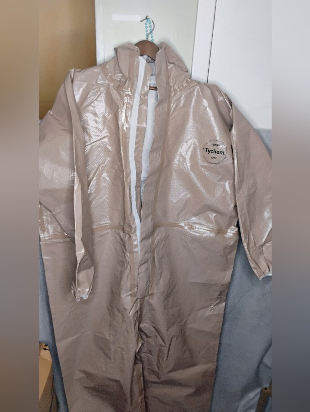 DuPont Tychem 5000 M00133787 Coveralls with Elastic Wrists and Ankles